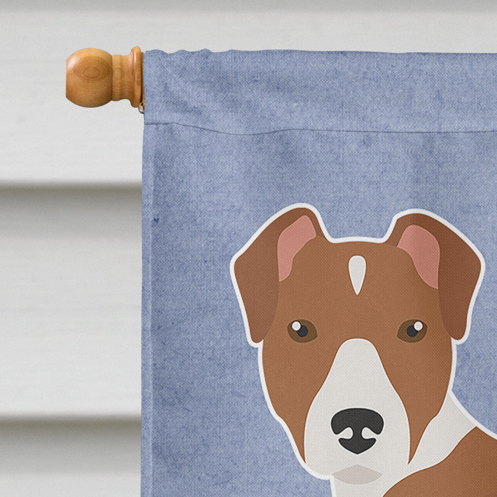 Rat Terrier Welcome Flag Canvas House Size CK3674CHF  the-store.com.