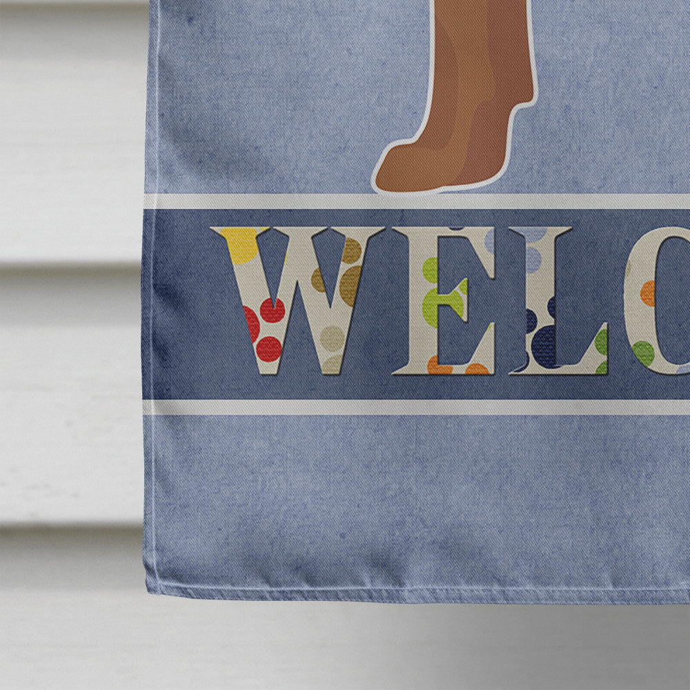 Rat Terrier Welcome Flag Canvas House Size CK3674CHF  the-store.com.