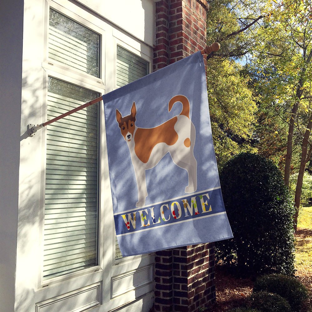 Tenterfield Terrier Welcome Flag Canvas House Size CK3679CHF  the-store.com.