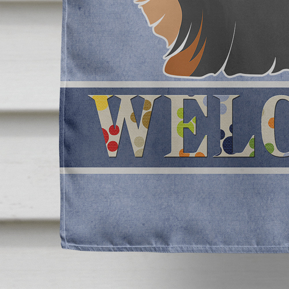 Yorkshire Terrier Welcome Flag Canvas House Size CK3682CHF  the-store.com.