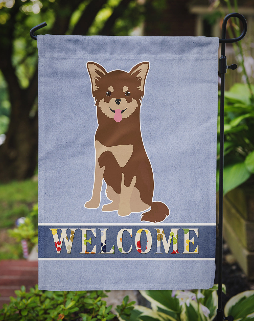 Chihuahua Welcome Flag Garden Size CK3688GF  the-store.com.
