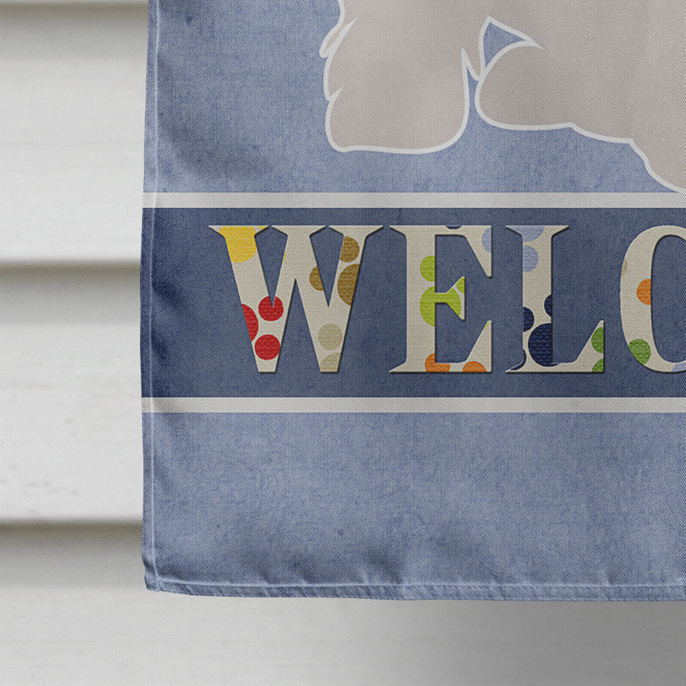 Odis Odessa Domestic Ideal Dog Welcome Flag Canvas House Size CK3696CHF  the-store.com.