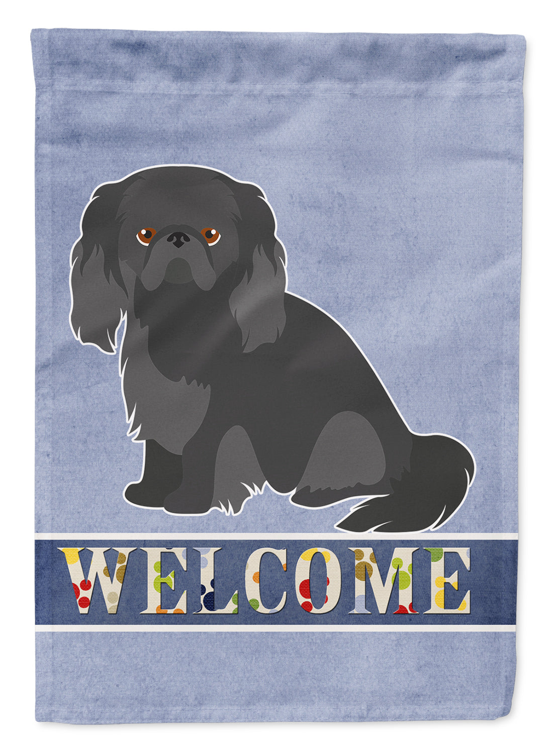 Pekingese Welcome Flag Canvas House Size CK3697CHF  the-store.com.