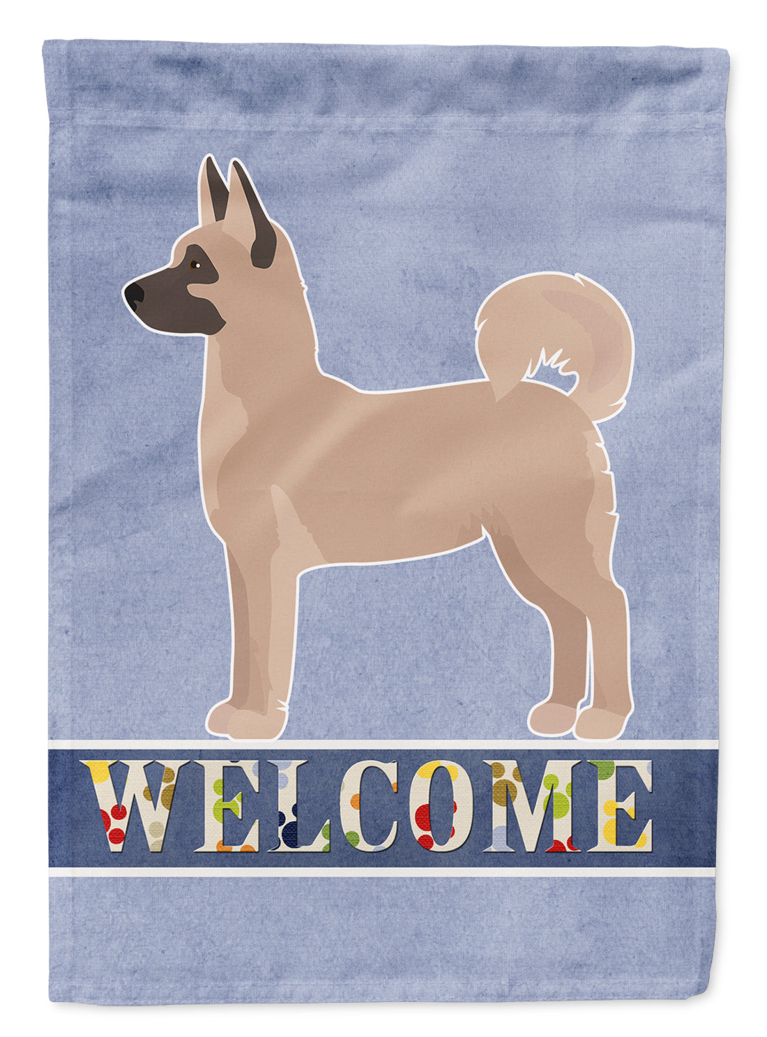 Akita Shepherd Welcome Flag Canvas House Size CK3705CHF  the-store.com.