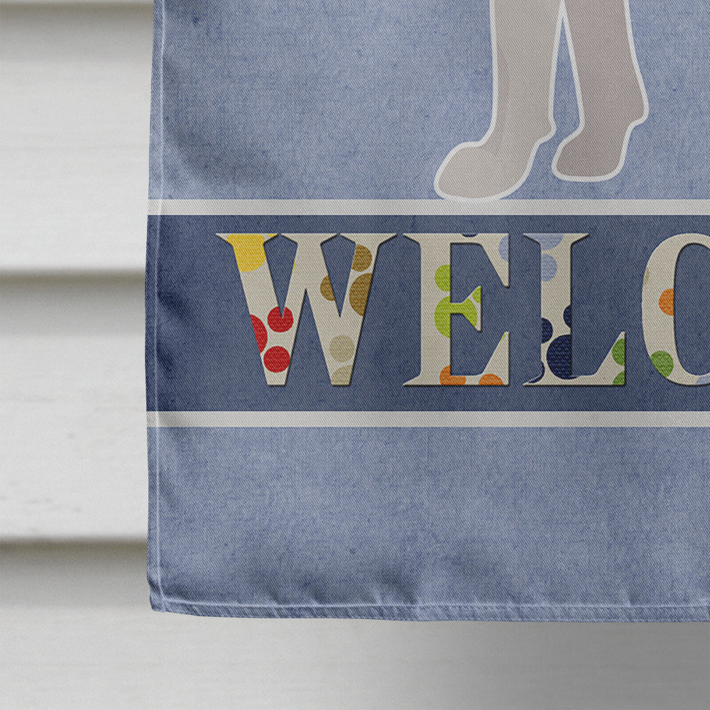 Beaglier #1 Welcome Flag Canvas House Size CK3708CHF