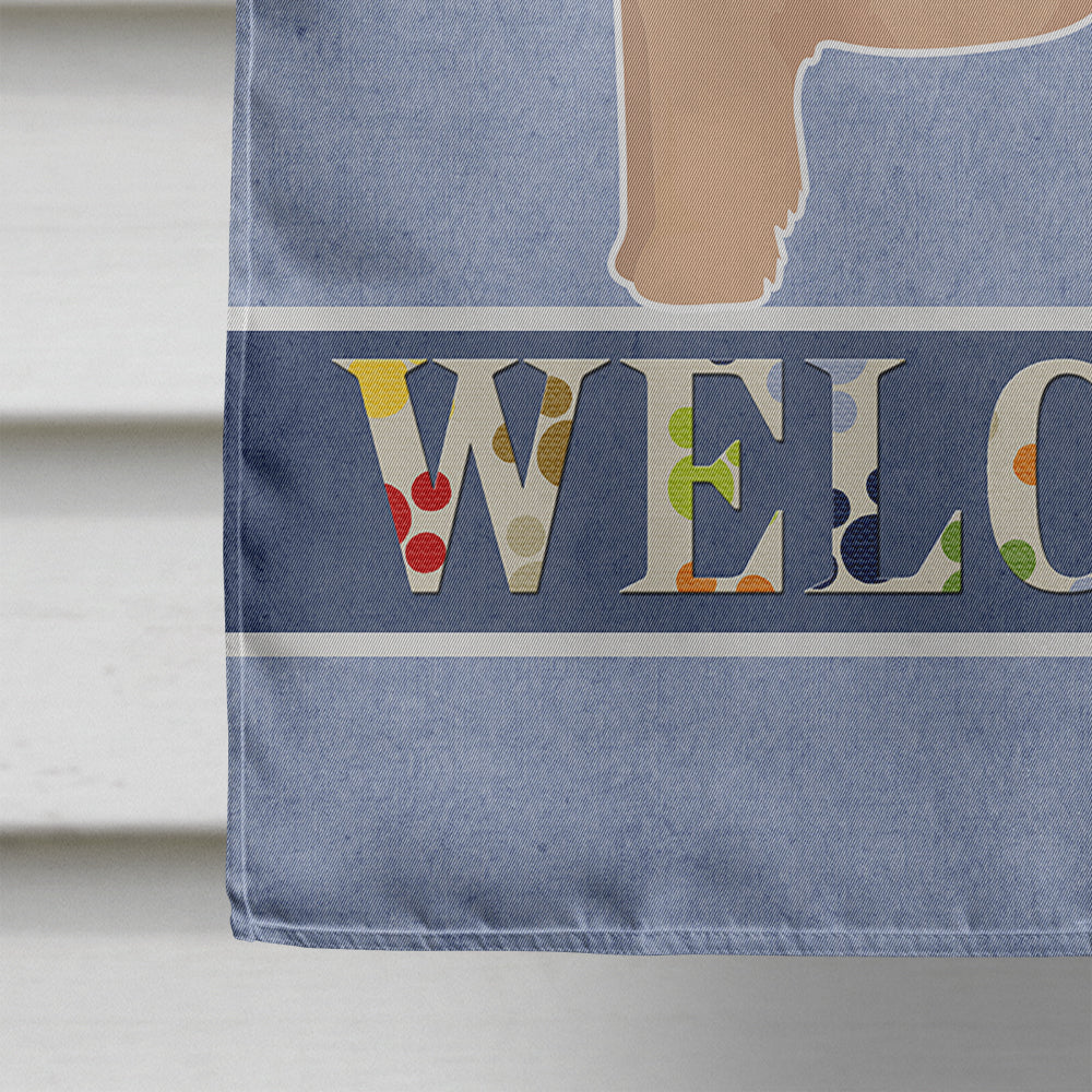 Bichpoo Welcome Flag Canvas House Size CK3712CHF