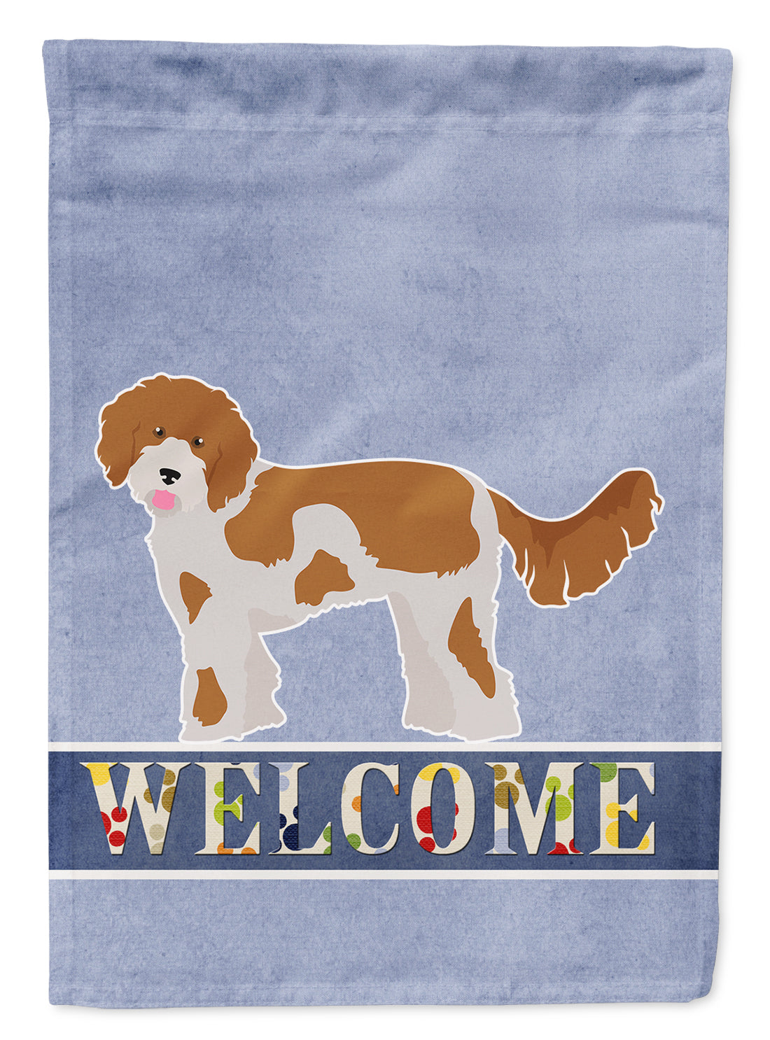 Cavapoo Welcome Flag Canvas House Size CK3718CHF