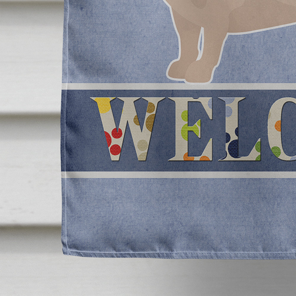 Tan Chiweenie Welcome Flag Canvas House Size CK3721CHF