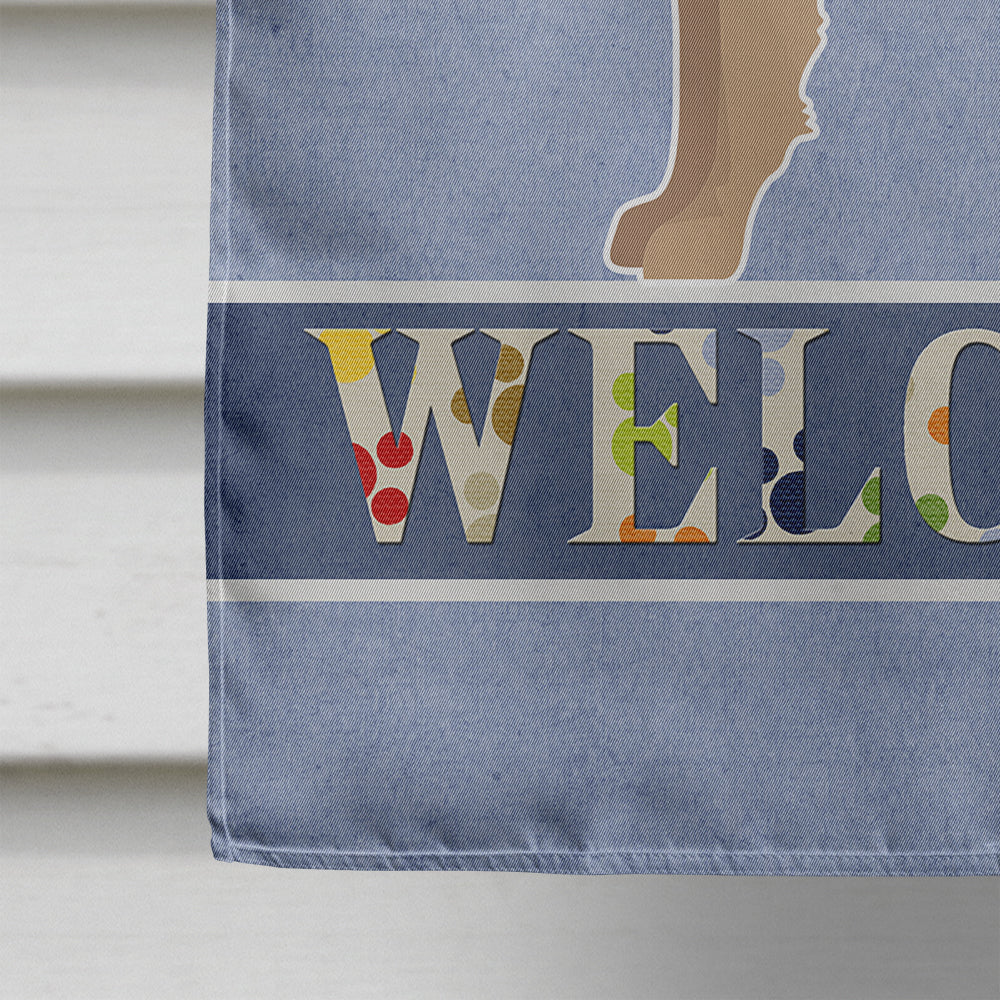 Tan Chorkie Welcome Flag Canvas House Size CK3724CHF  the-store.com.