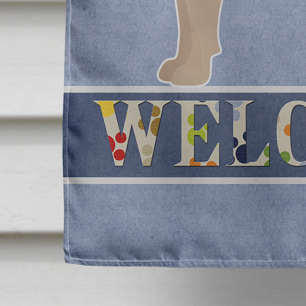 Fawn Chug Welcome Flag Canvas House Size CK3727CHF  the-store.com.