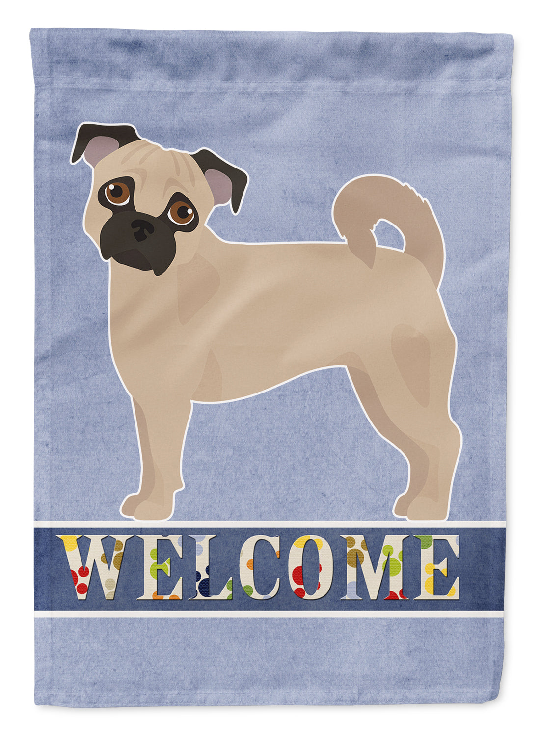 Fawn Chug Welcome Flag Canvas House Size CK3727CHF  the-store.com.