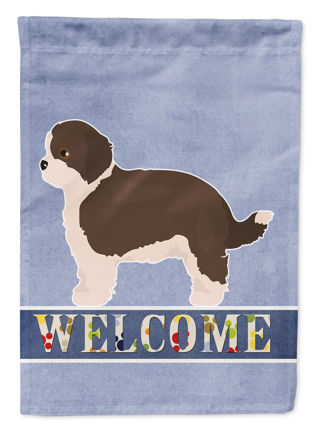 Havapoo #1 Welcome Flag Canvas House Size CK3746CHF