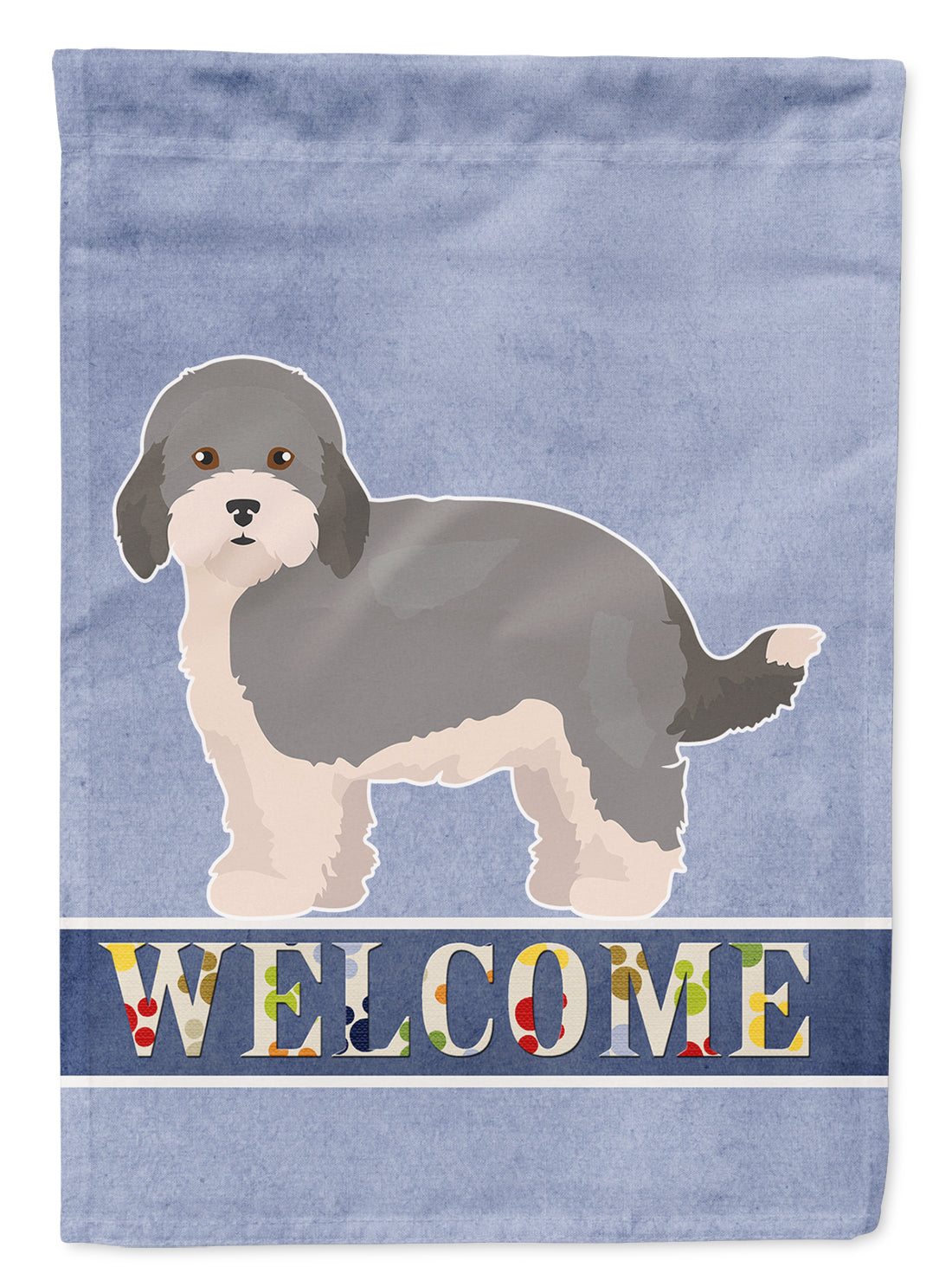 Havapoo #2 Welcome Flag Canvas House Size CK3747CHF