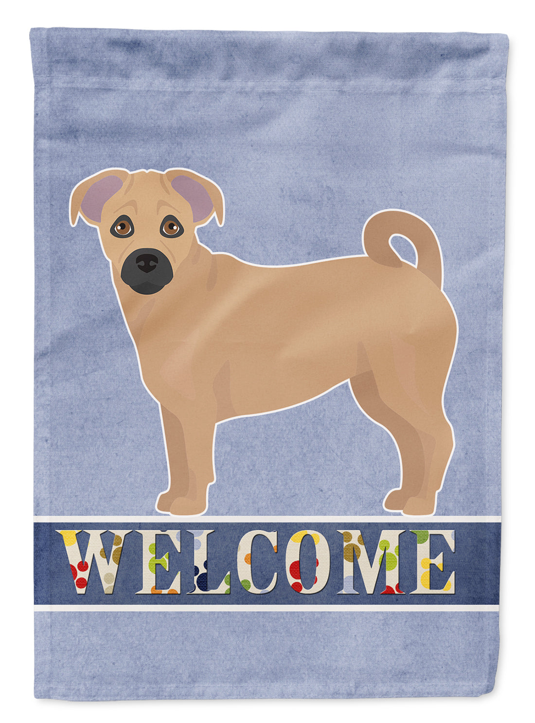 Tan Jug Welcome Flag Canvas House Size CK3751CHF