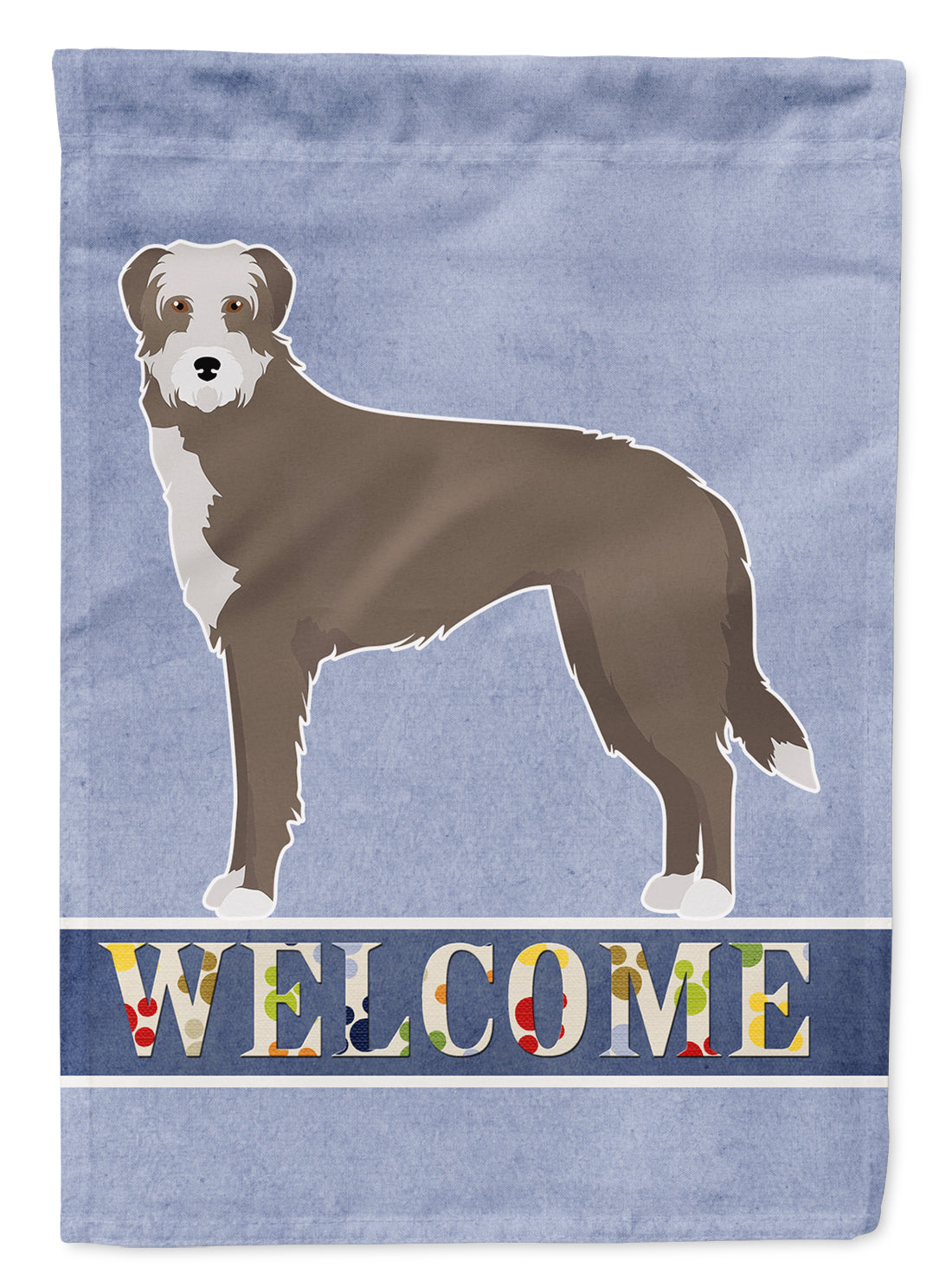 Lurcher #1 Welcome Flag Canvas House Size CK3756CHF  the-store.com.