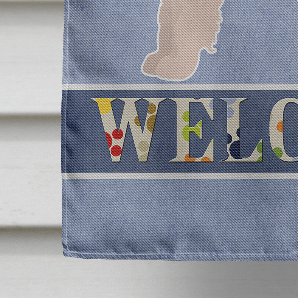 Maltipoo Welcome Flag Canvas House Size CK3760CHF