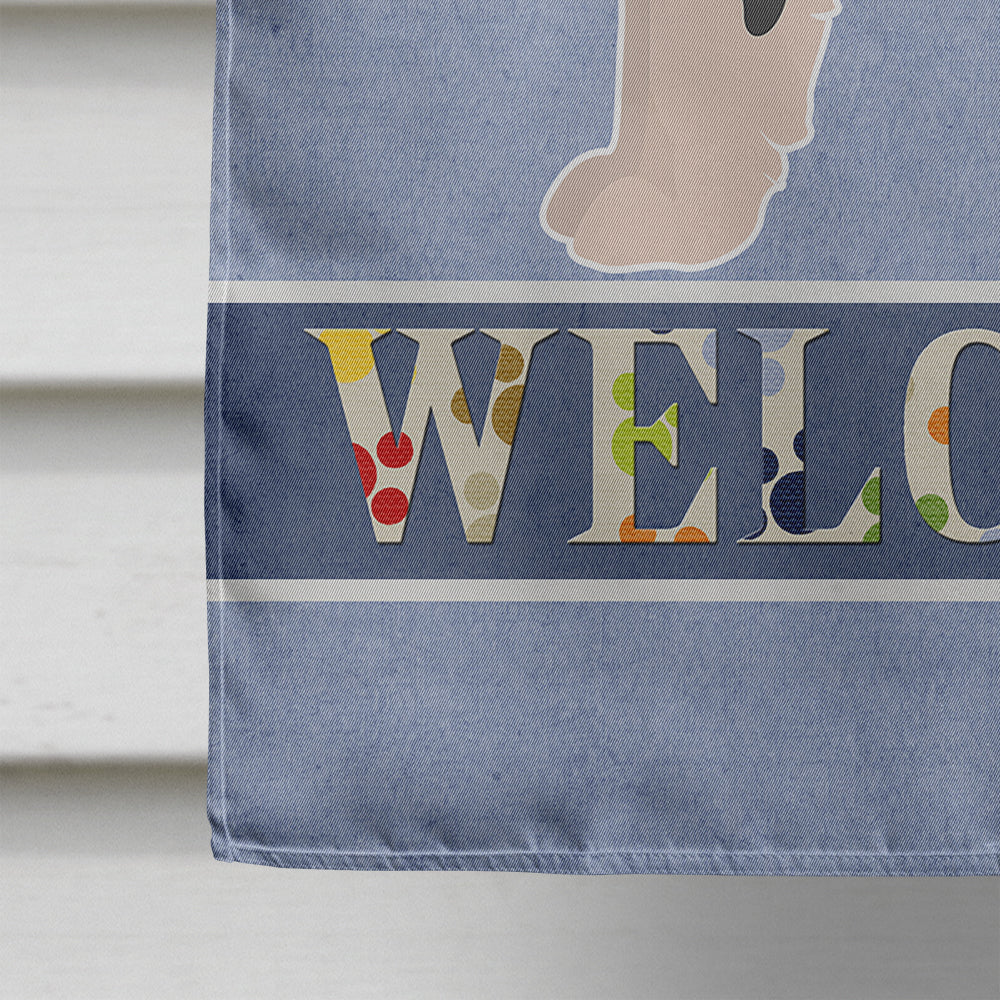 Pomsky #1 Welcome Flag Canvas House Size CK3767CHF  the-store.com.