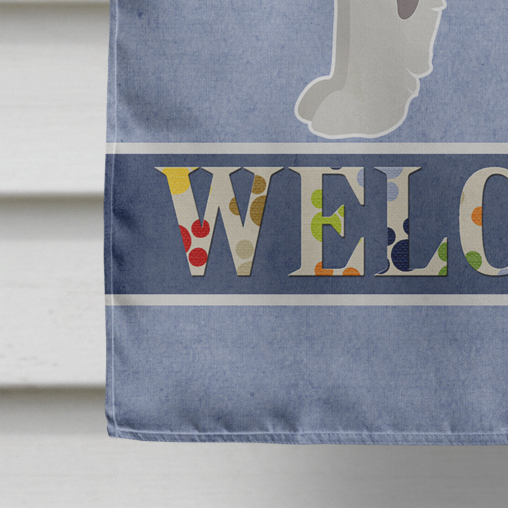 Pomsky #2 Welcome Flag Canvas House Size CK3768CHF  the-store.com.