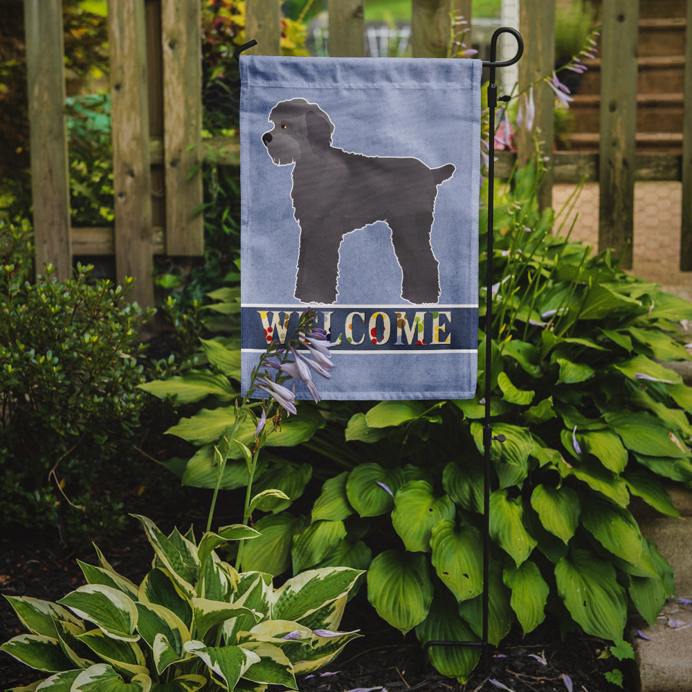 Grey Schnoodle Welcome Flag Garden Size CK3771GF  the-store.com.