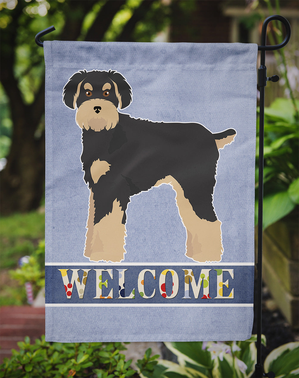 Schnoodle Welcome Flag Garden Size CK3772GF  the-store.com.
