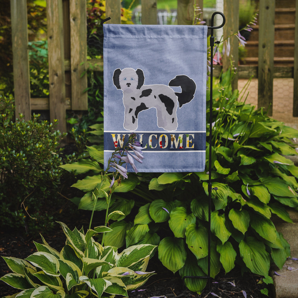 Shih Poo Welcome Flag Garden Size CK3778GF  the-store.com.