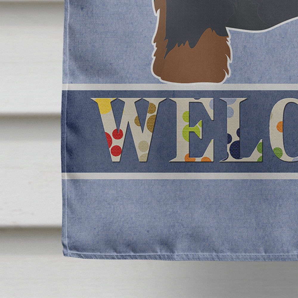 Shorkie #1 Welcome Flag Canvas House Size CK3781CHF  the-store.com.