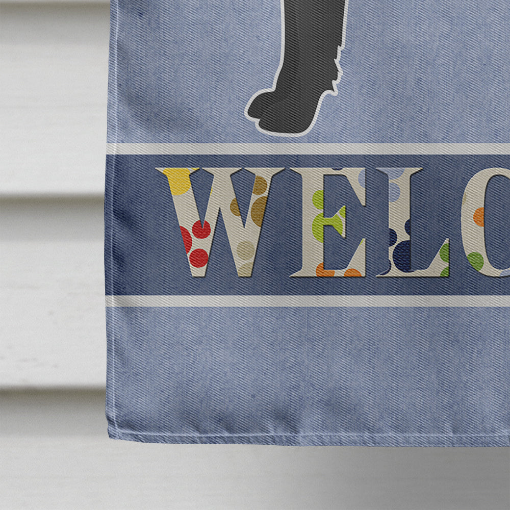 Texas Heeler Welcome Flag Canvas House Size CK3783CHF  the-store.com.