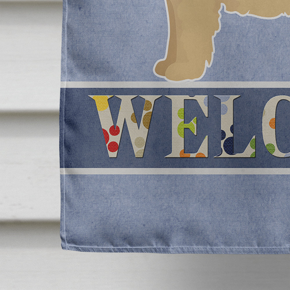 Westiepoo #1 Welcome Flag Canvas House Size CK3784CHF  the-store.com.