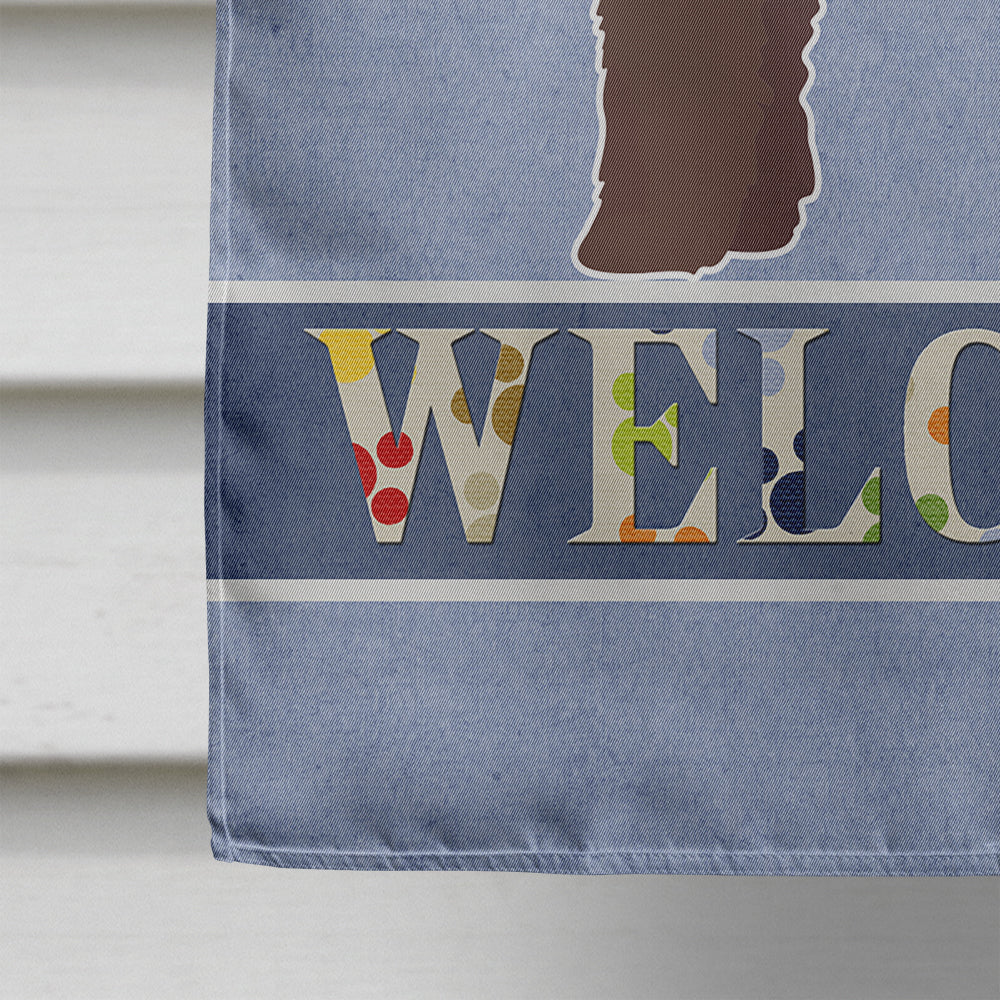 Whoodle #1 Welcome Flag Canvas House Size CK3786CHF  the-store.com.