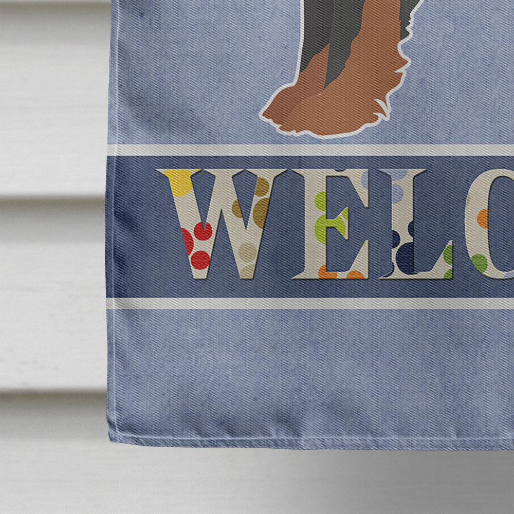 Yorkiepoo #1 Welcome Flag Canvas House Size CK3788CHF  the-store.com.