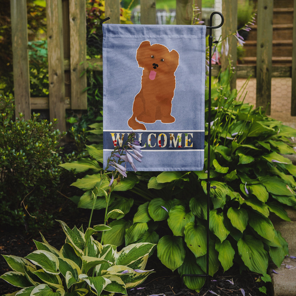 Shih Poo #3 Welcome Flag Garden Size CK3797GF  the-store.com.