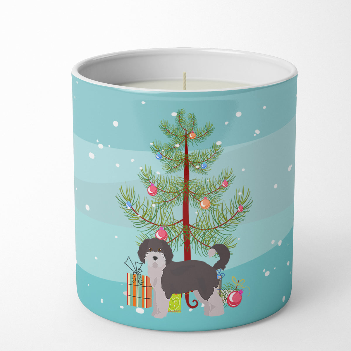 Buy this Aussiedoodle #1 Christmas Tree 10 oz Decorative Soy Candle