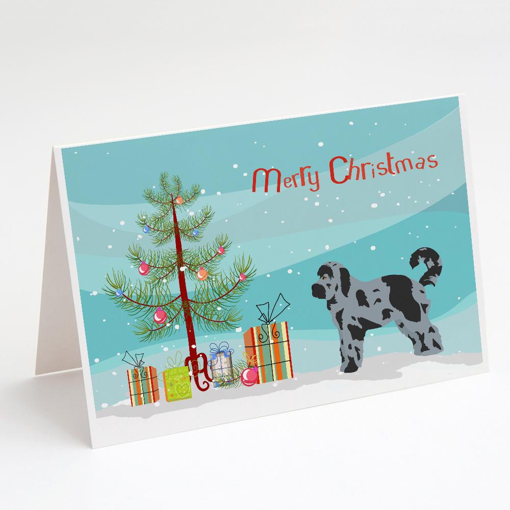 Buy this Aussiedoodle #2 Christmas Tree Greeting Cards and Envelopes Pack of 8