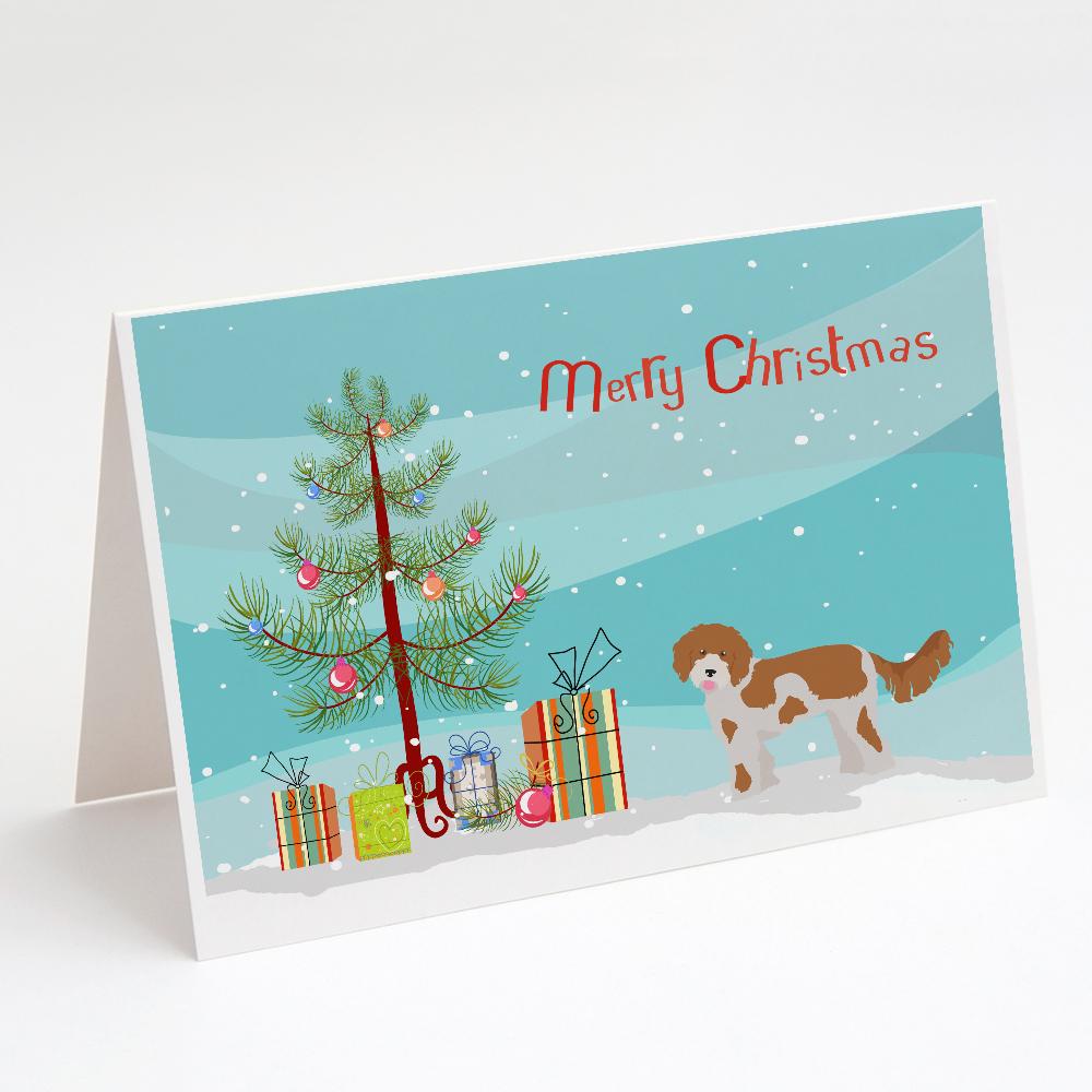Buy this Cavapoo Christmas Tree Greeting Cards and Envelopes Pack of 8