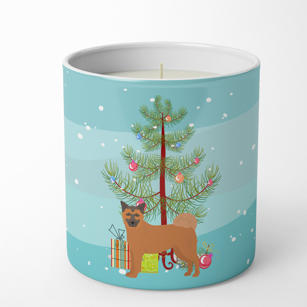 Buy this Chow Shepherd Christmas Tree 10 oz Decorative Soy Candle