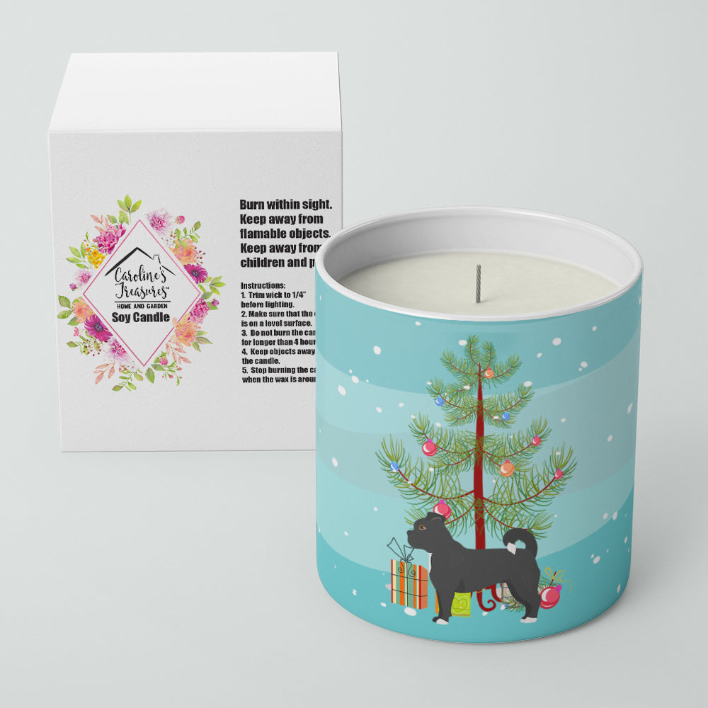 Black Chug Christmas Tree 10 oz Decorative Soy Candle - the-store.com