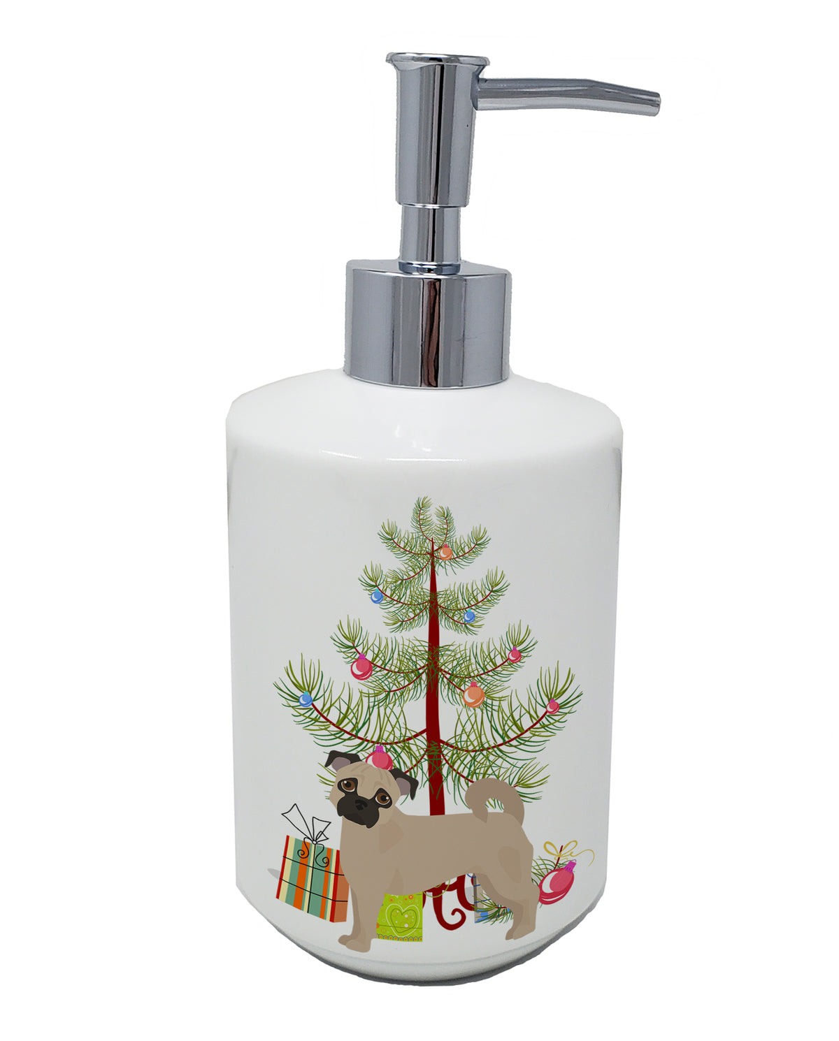 Buy this Fawn Chug Christmas Tree Ceramic Soap Dispenser
