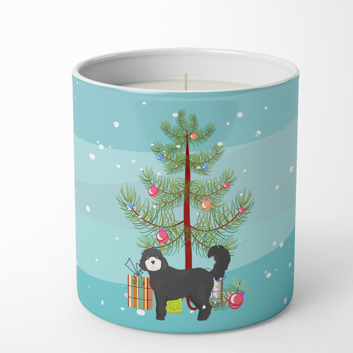 Buy this Black Cockapoo Christmas Tree 10 oz Decorative Soy Candle