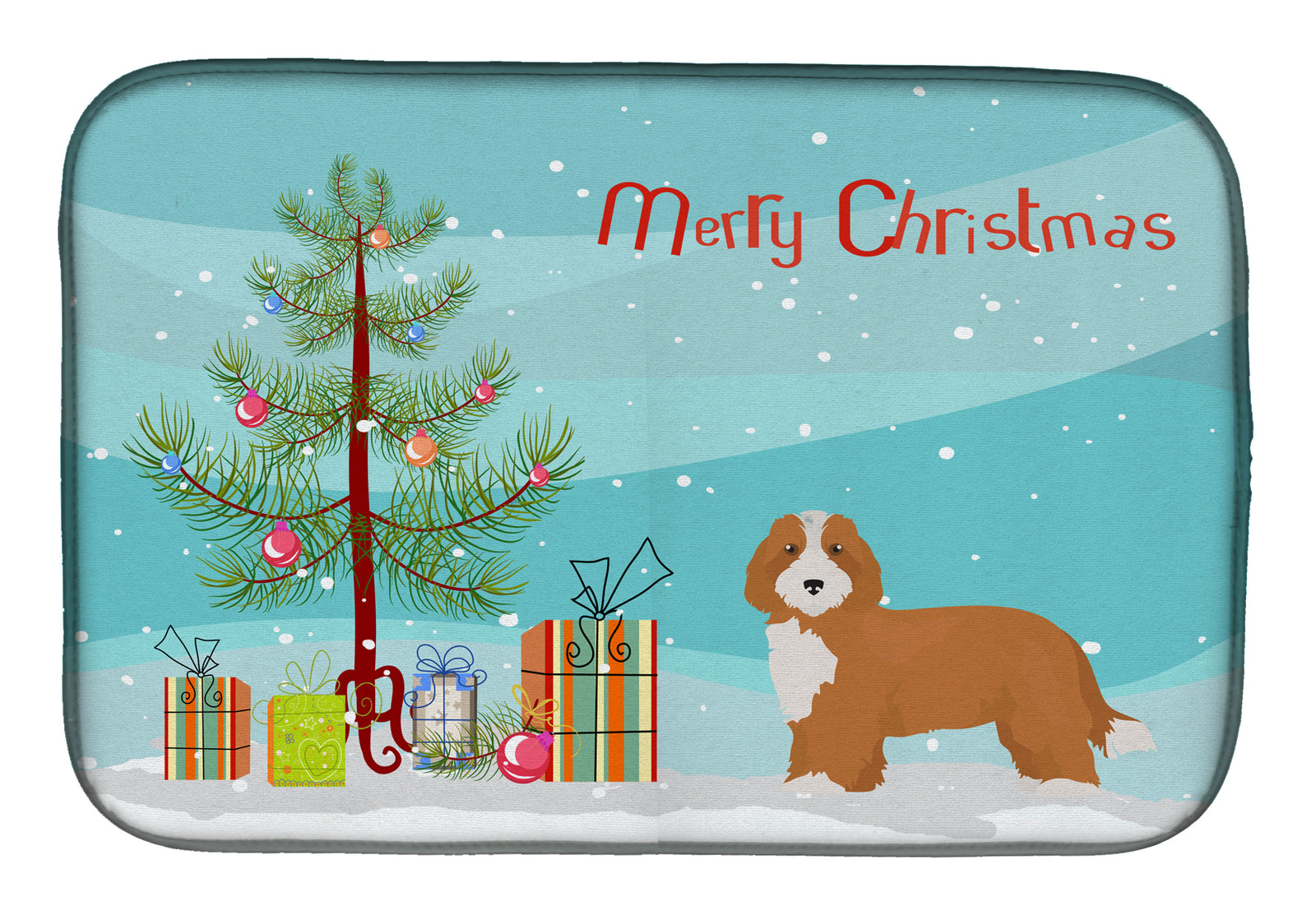 Doxiepoo #2 Christmas Tree Dish Drying Mat CK3827DDM  the-store.com.