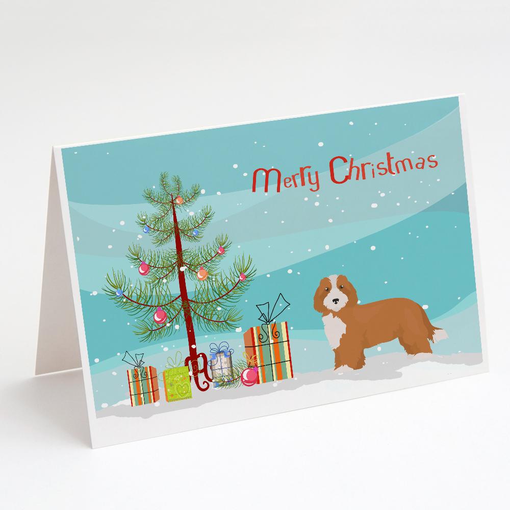 Buy this Doxiepoo #2 Christmas Tree Greeting Cards and Envelopes Pack of 8