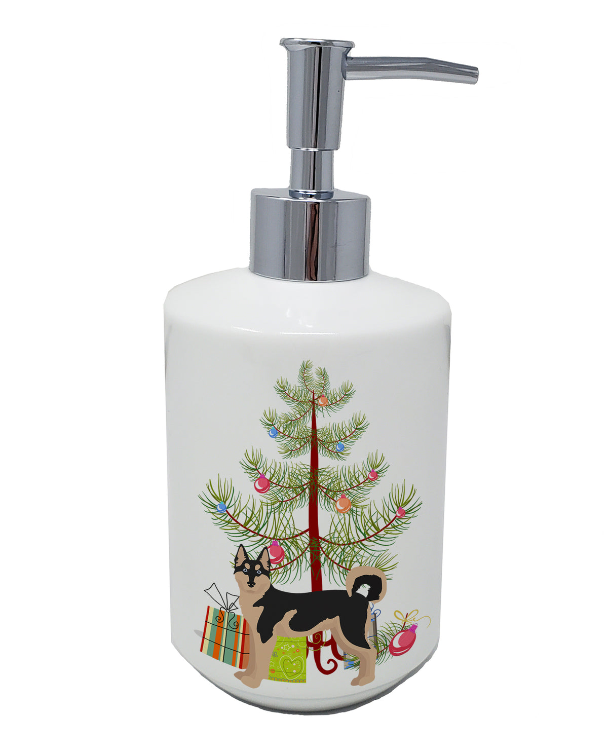 Buy this Gerberian Shepsky #2 Christmas Tree Ceramic Soap Dispenser