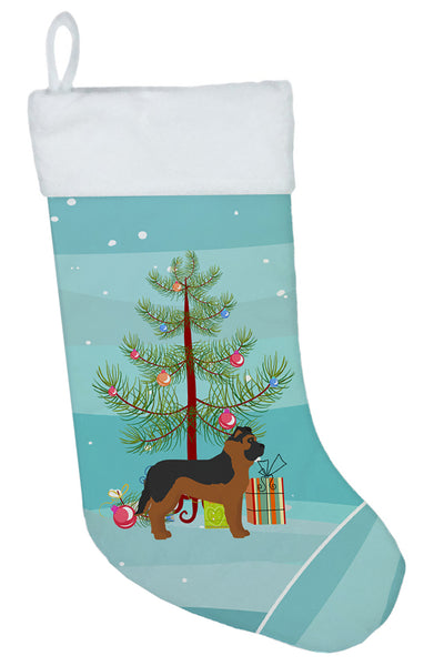 Black German Shepherd Mastiff Mix Christmas Tree Christmas Stocking CK3833CS