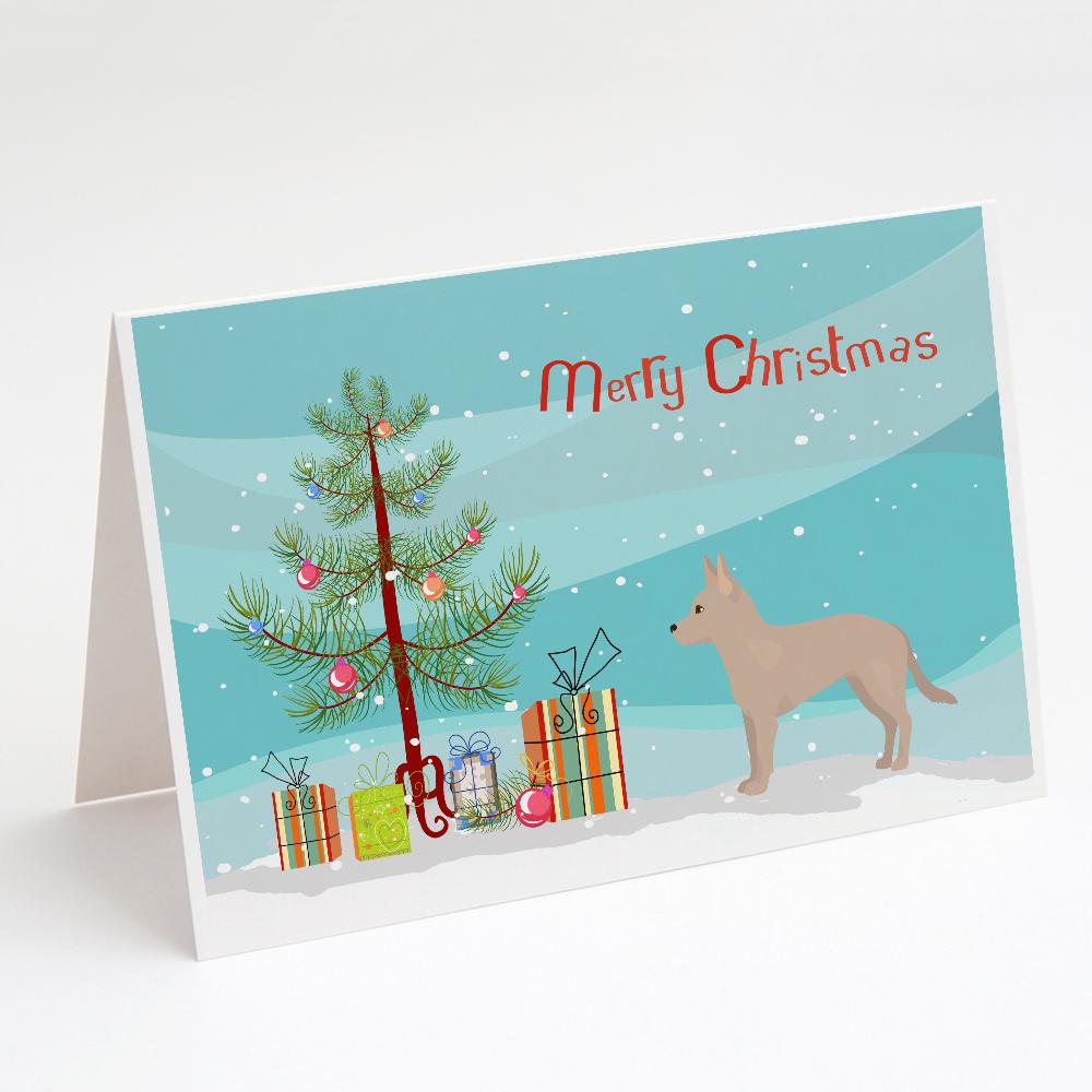 Buy this Tan Jackhuahua Christmas Tree Greeting Cards and Envelopes Pack of 8
