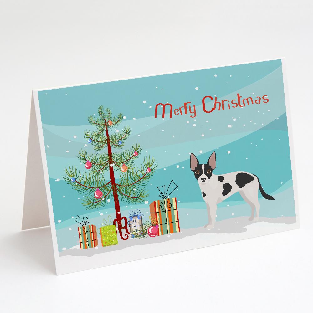 Buy this Jackhuahua Christmas Tree Greeting Cards and Envelopes Pack of 8