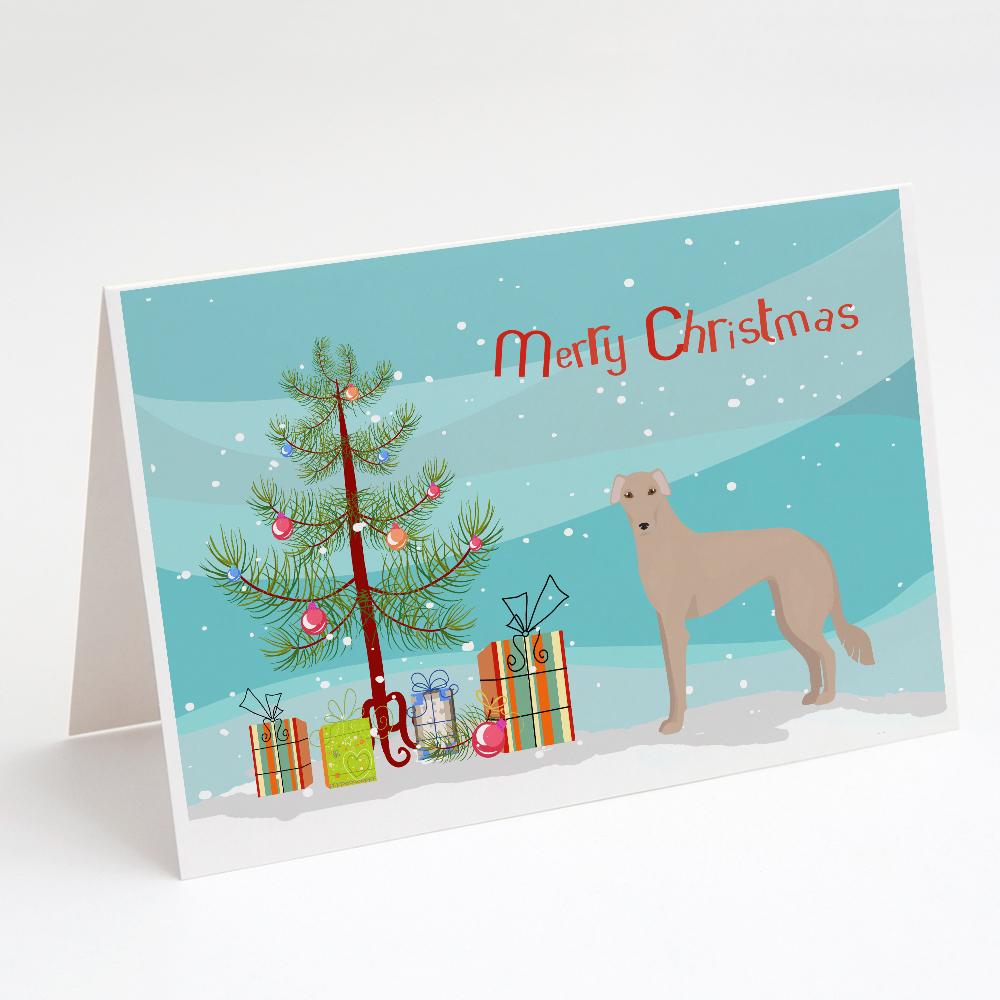 Buy this Tan Longdog Christmas Tree Greeting Cards and Envelopes Pack of 8
