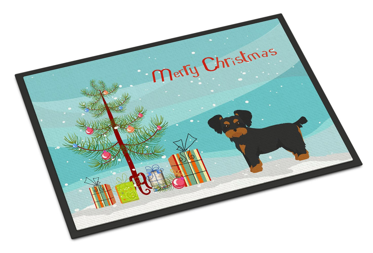 Morkie Christmas Tree Indoor or Outdoor Mat 24x36 CK3856JMAT by Caroline&#39;s Treasures