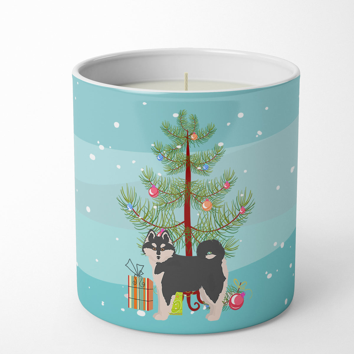 Buy this Pomsky #1 Christmas Tree 10 oz Decorative Soy Candle