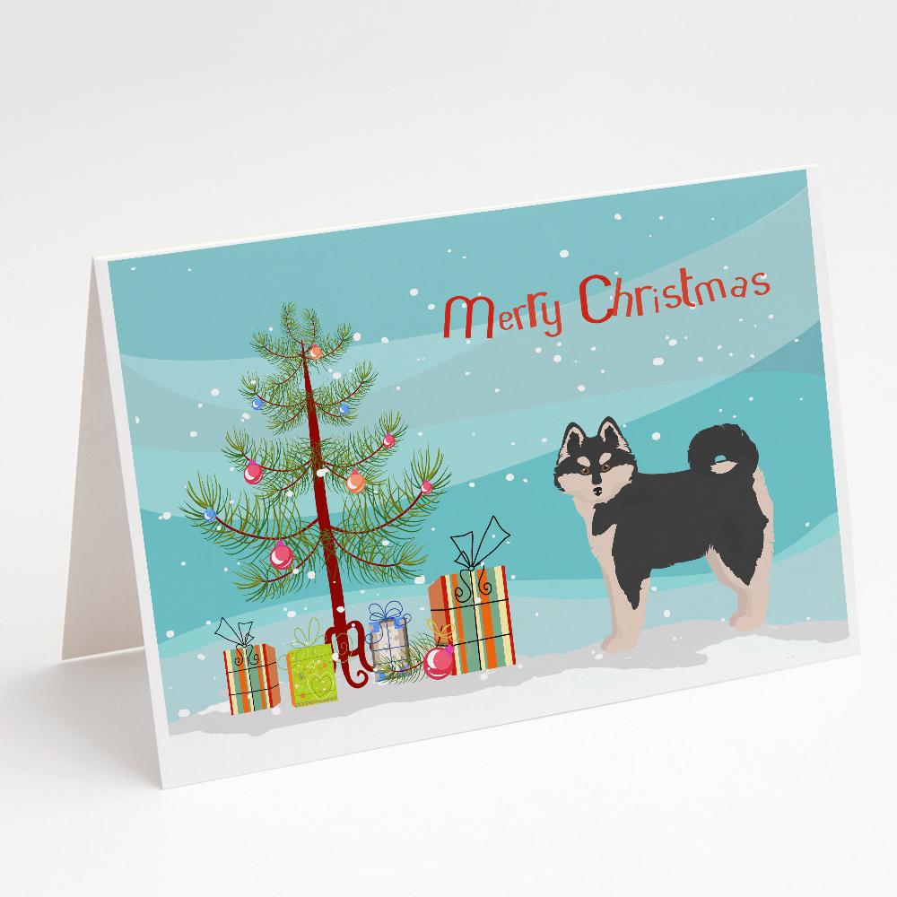 Buy this Pomsky #1 Christmas Tree Greeting Cards and Envelopes Pack of 8