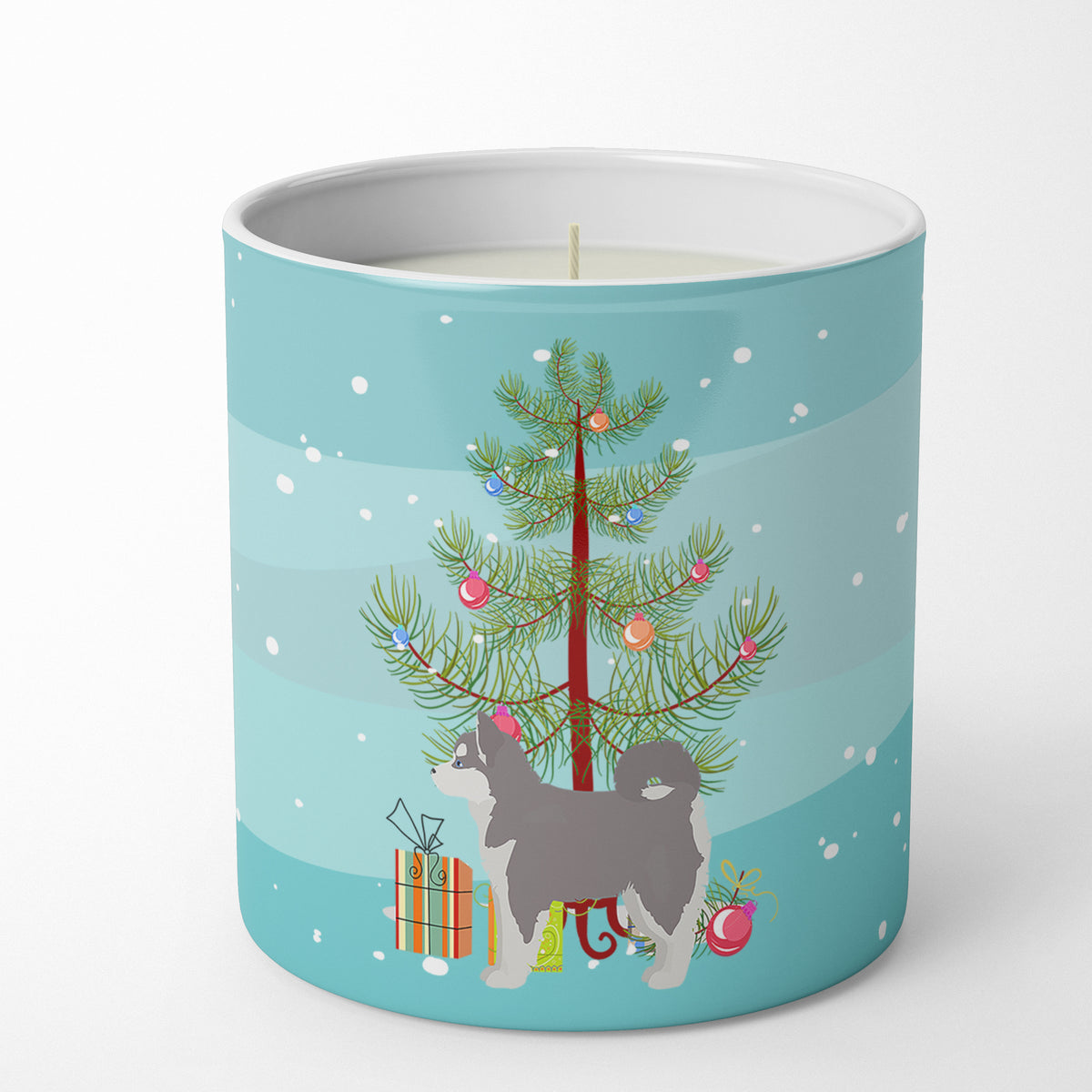 Buy this Pomsky #2 Christmas Tree 10 oz Decorative Soy Candle