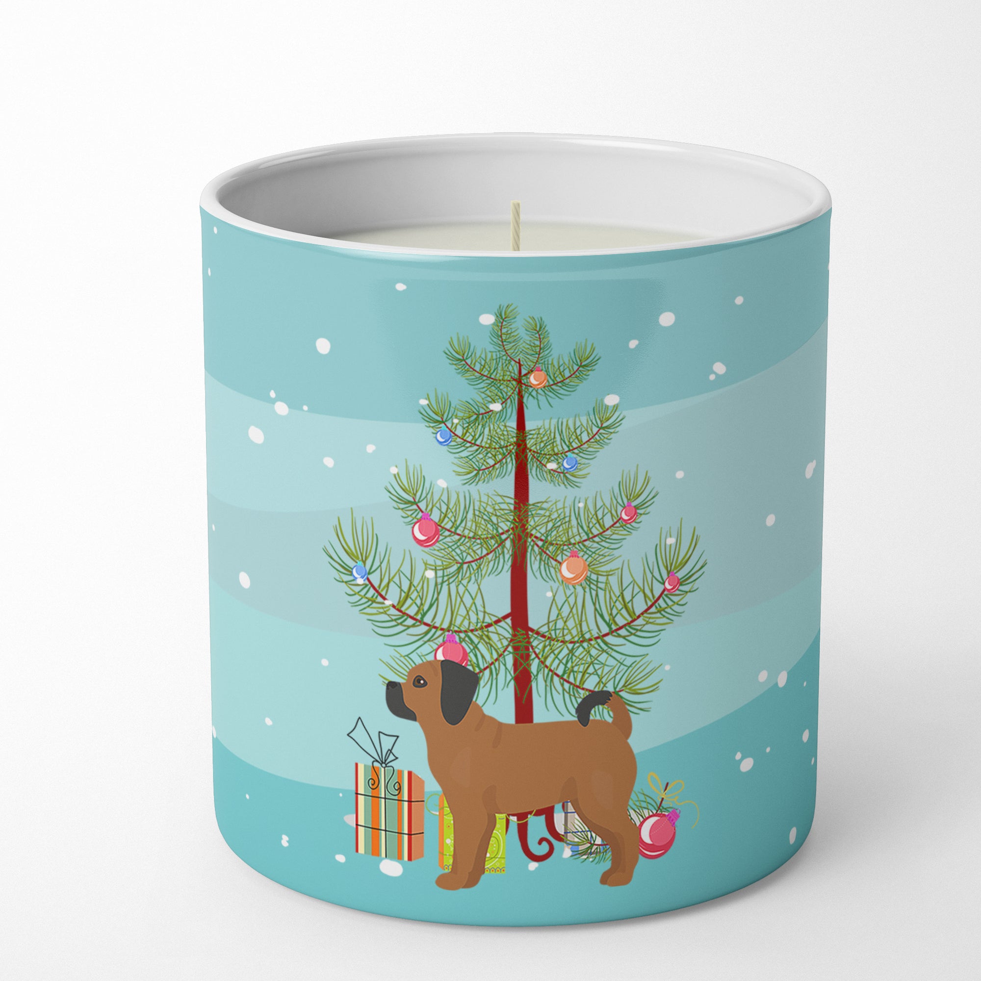 Buy this Puggle Christmas Tree 10 oz Decorative Soy Candle